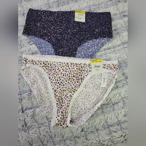 Lot Of 2 Panties - Jenni & Alfani - Medium - Leopard Print‎